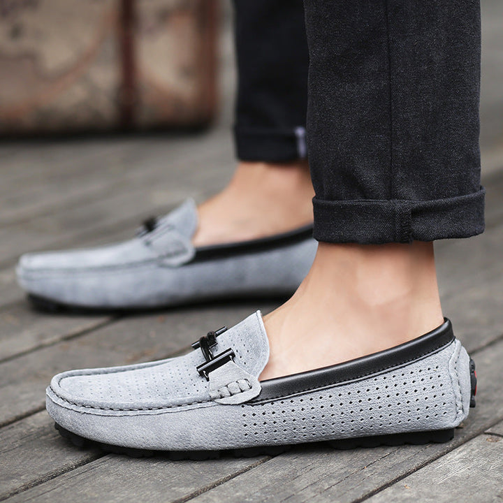 Breathable fashionable men's loafers