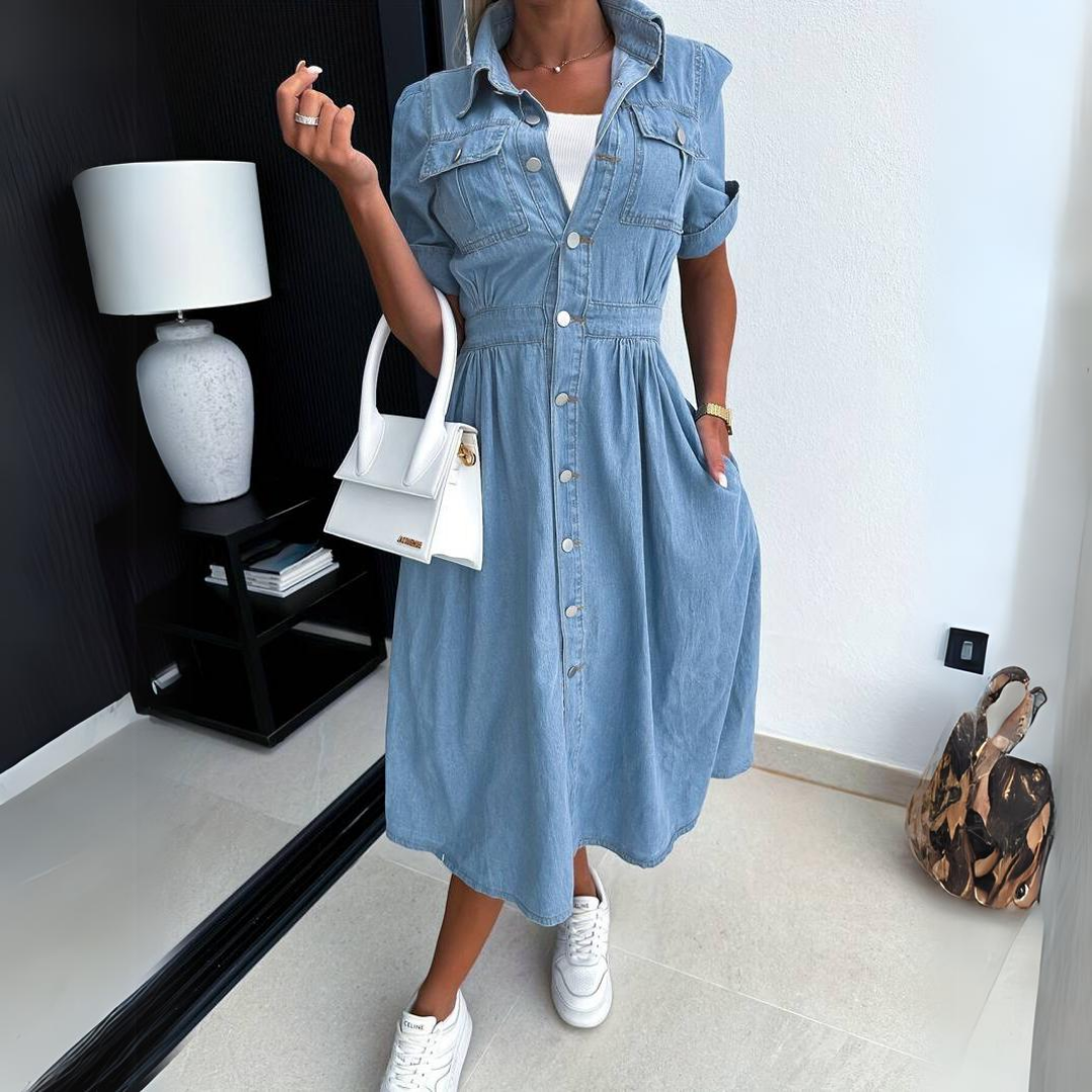 Elevate Your Style with the Blair™ Chic Denim Dress