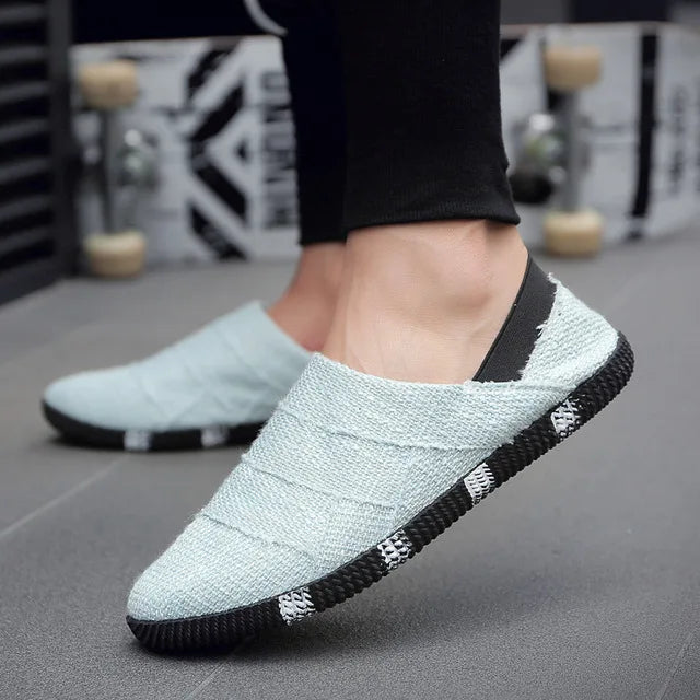 Braided slip-on espadrilles