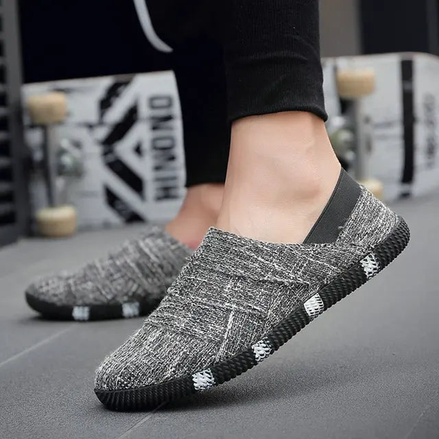 Braided slip-on espadrilles