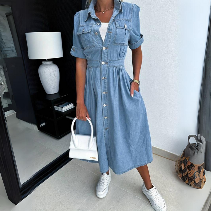 Elevate Your Style with the Blair™ Chic Denim Dress