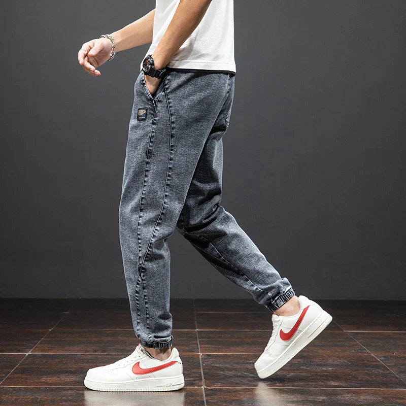 Denim Jogger Pants