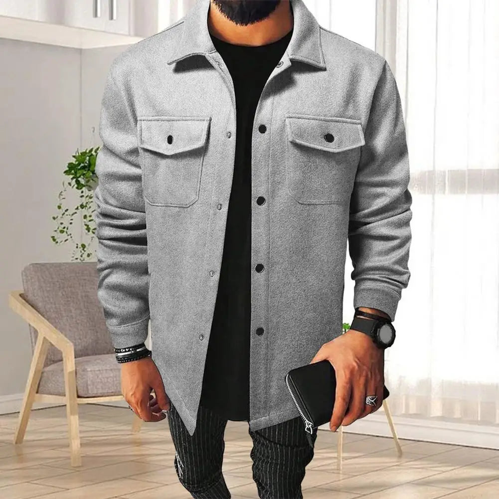 Stylish Single Breasted Overshirt for Effortless Fashion