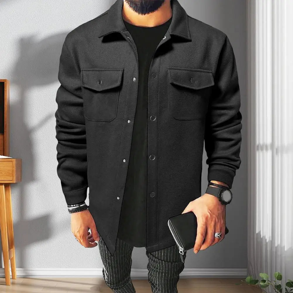 Stylish Single Breasted Overshirt for Effortless Fashion