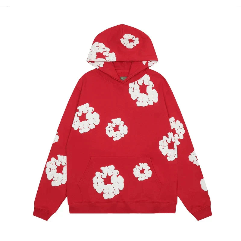 Livia Comfortabele Hoodie met Bloemenpatroon