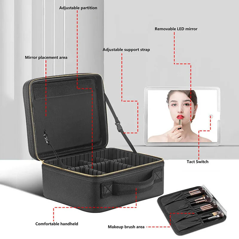 Pia™ Multifunctional Makeup Organizer Bag