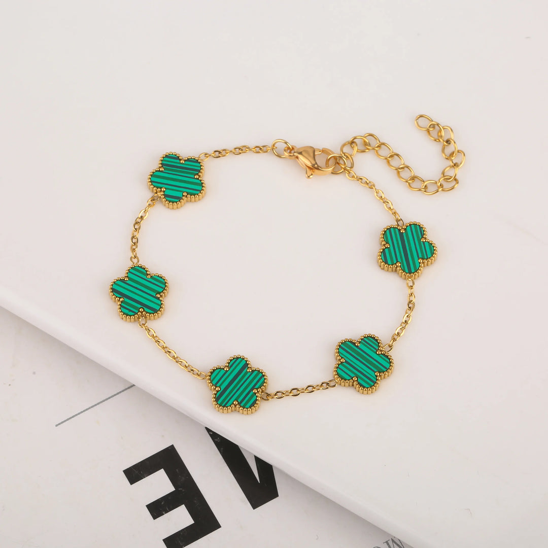 Chantelle™ Five-Leaf Clover Bracelet