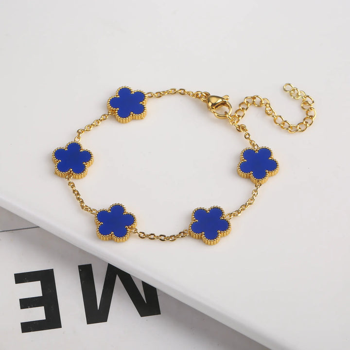 Chantelle™ Five-Leaf Clover Bracelet