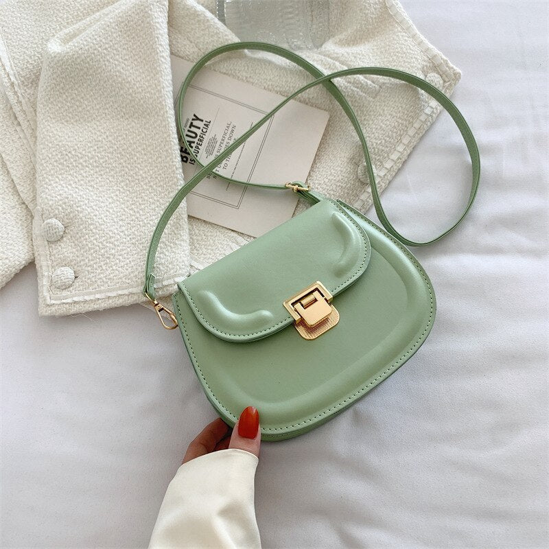 New Trendy Colour Casual Texture Fashion Shoulder Underarm Bag