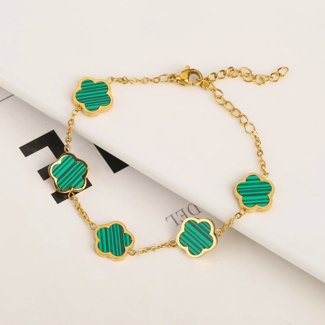 Chantelle™ Five-Leaf Clover Bracelet