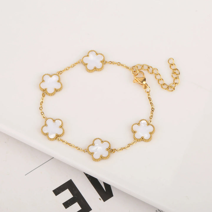 Chantelle™ Five-Leaf Clover Bracelet