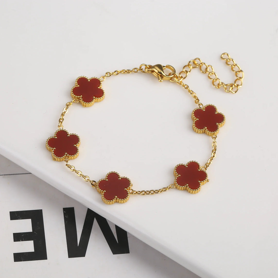 Chantelle™ Five-Leaf Clover Bracelet