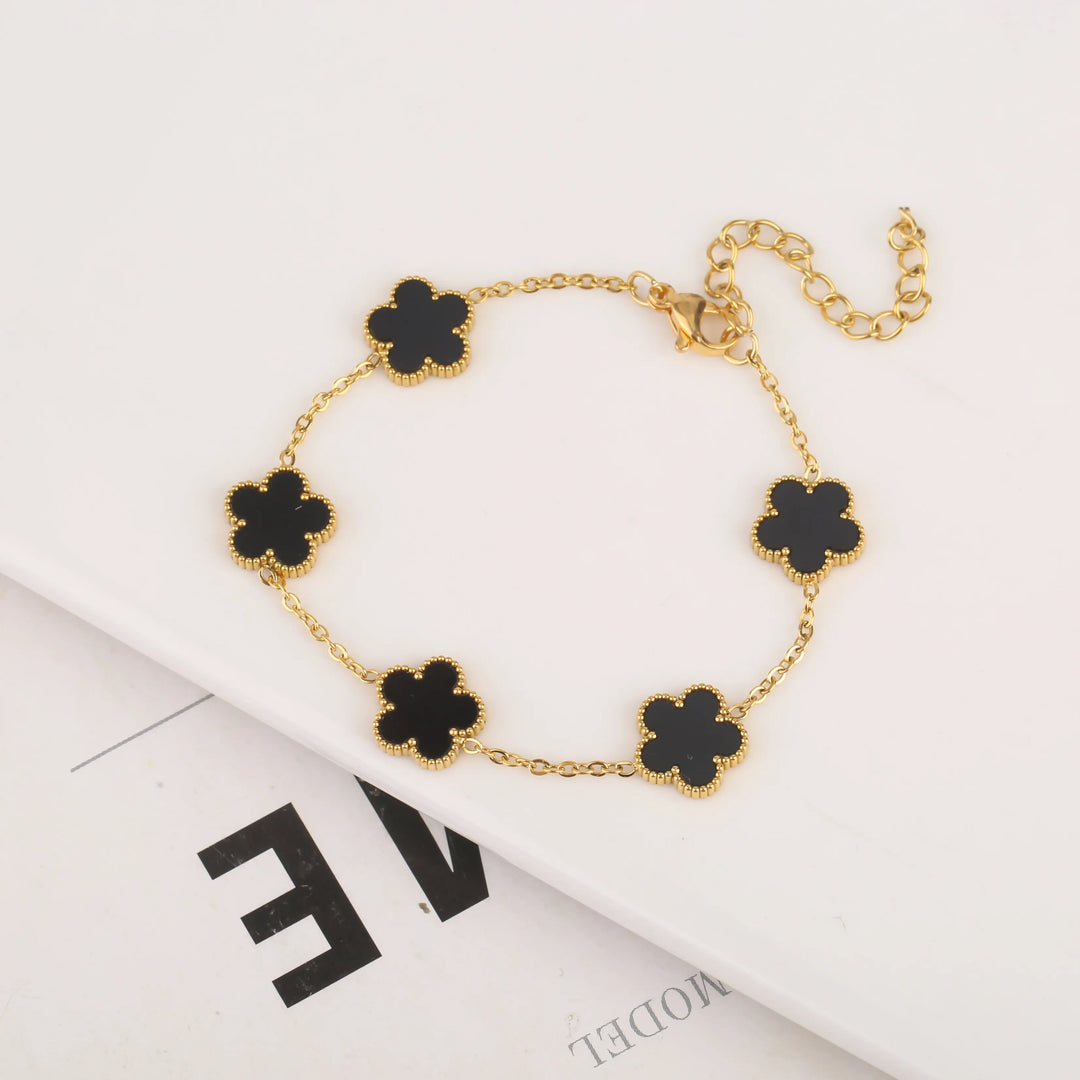 Chantelle™ Five-Leaf Clover Bracelet