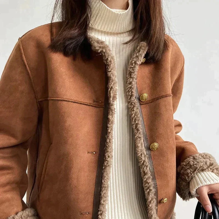 Luxurious suede jacket