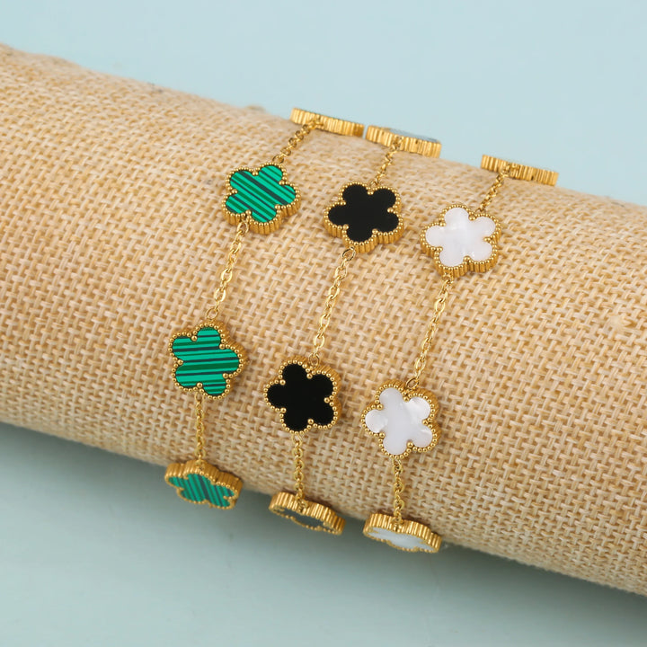 Chantelle™ Five-Leaf Clover Bracelet