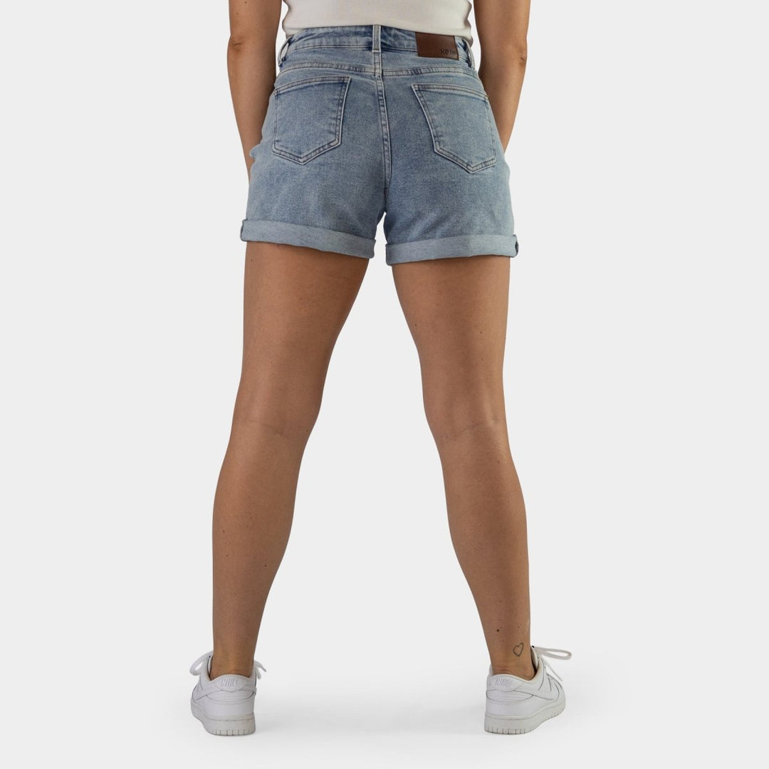 Classic Acid Wash Blue Jean Shorts - Elevate Your Summer Style!