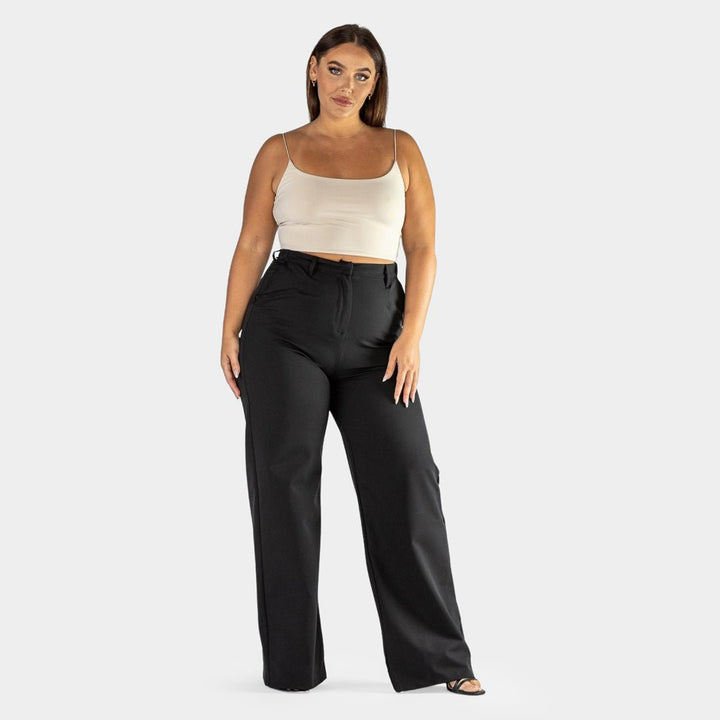 Chic Black Wide Leg Pants for Effortless Style