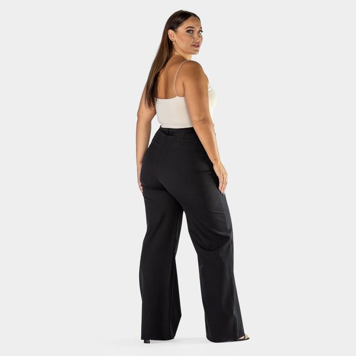 Chic Black Wide Leg Pants for Effortless Style