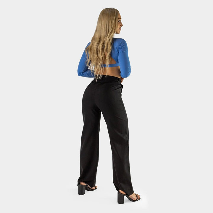 Chic Black Wide Leg Pants for Effortless Style