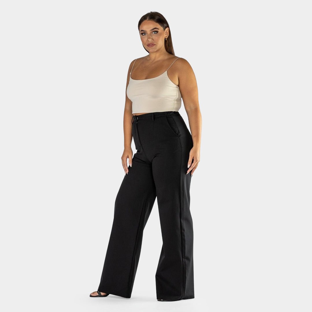 Chic Black Wide Leg Pants for Effortless Style