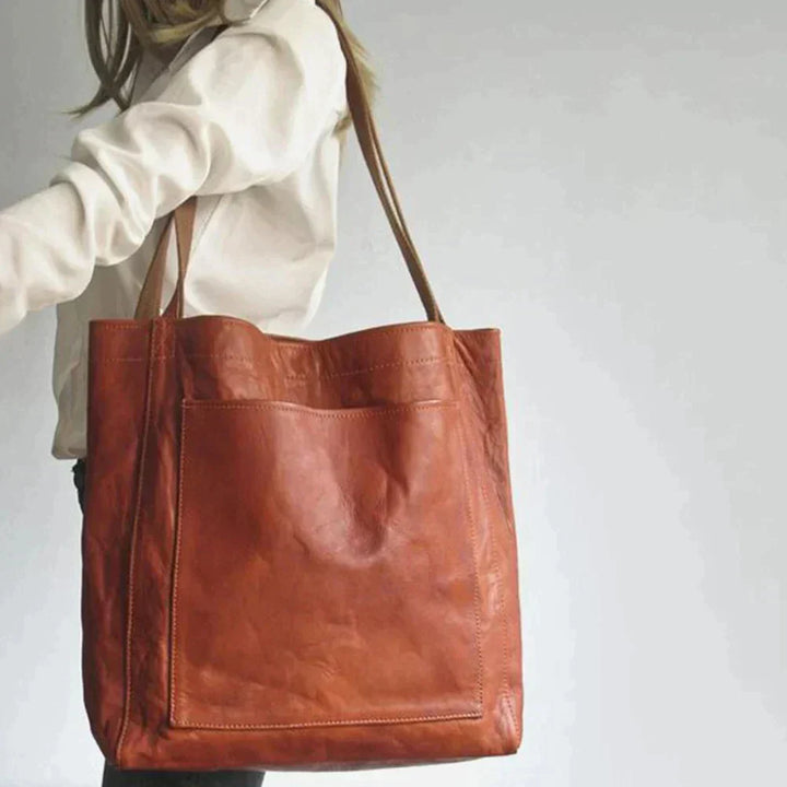 Charlotte Ruime Leren Shopper