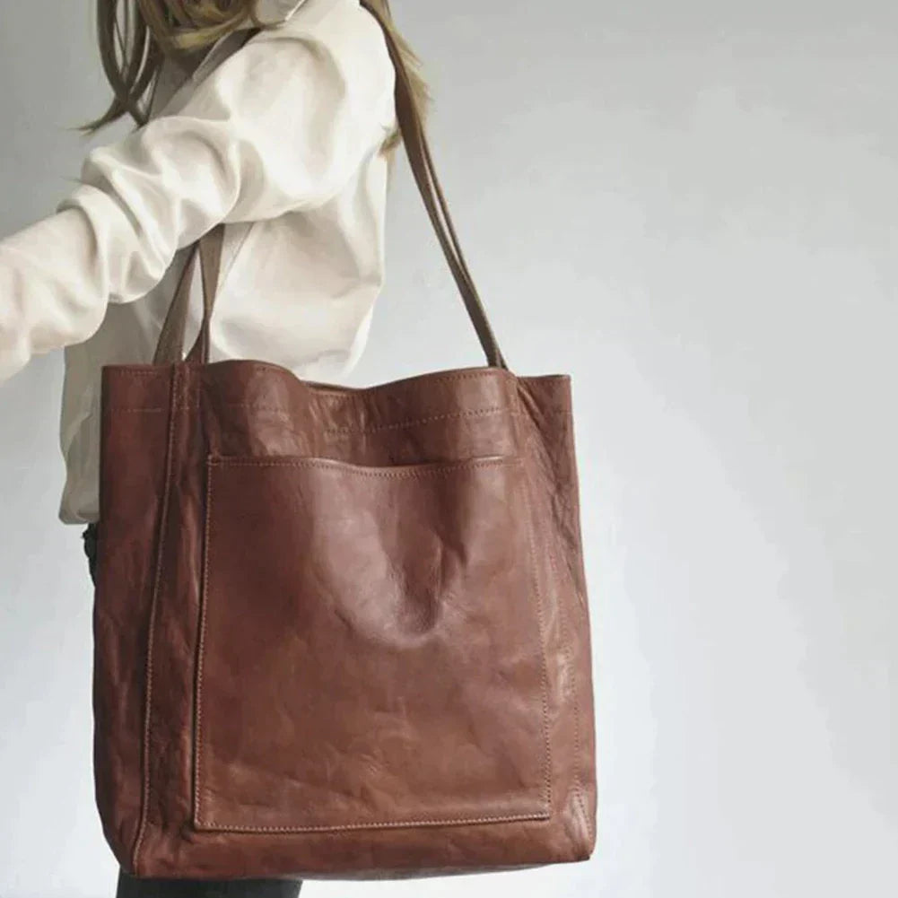 Charlotte Ruime Leren Shopper