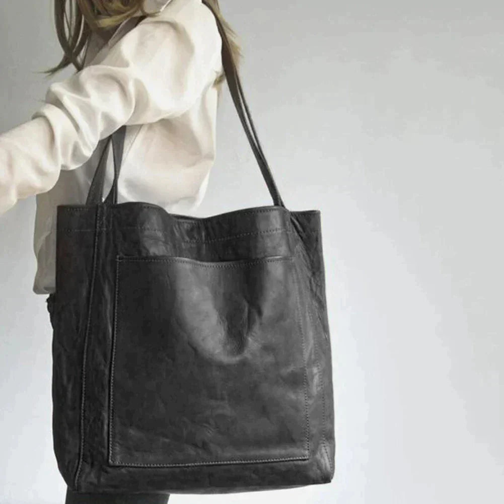 Charlotte Ruime Leren Shopper