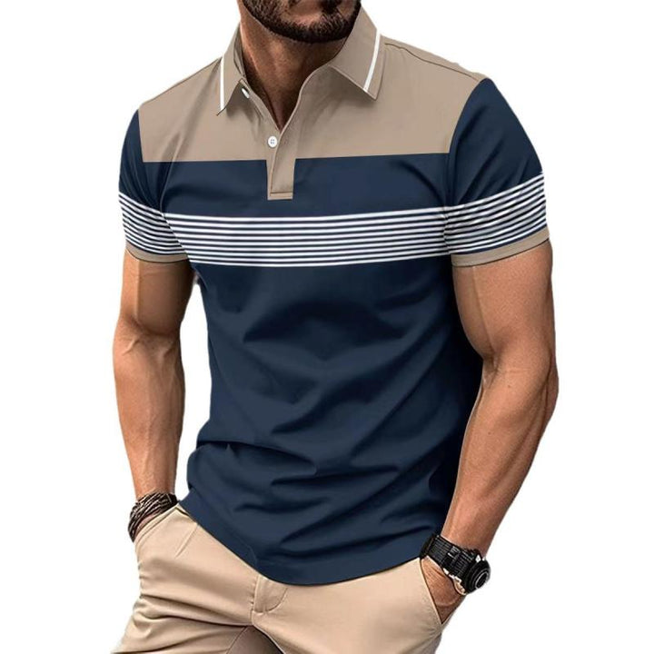 Stylish Short-Sleeve Casual Polo Shirt for Effortless Chic