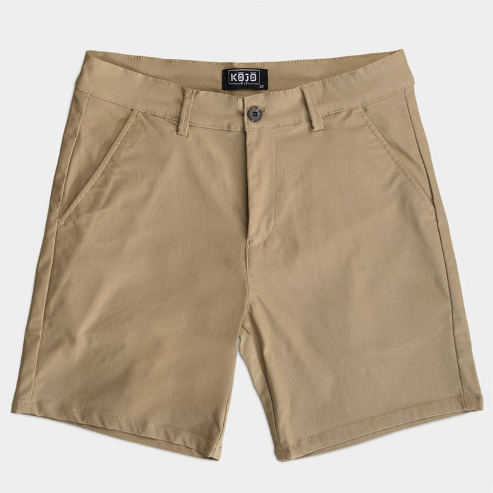 Ultra-Stretch 7" Chino Shorts - Beige