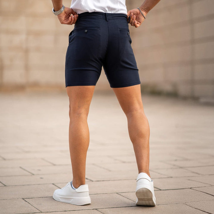 Ultra-Stretch 7" Chino Shorts - Navy