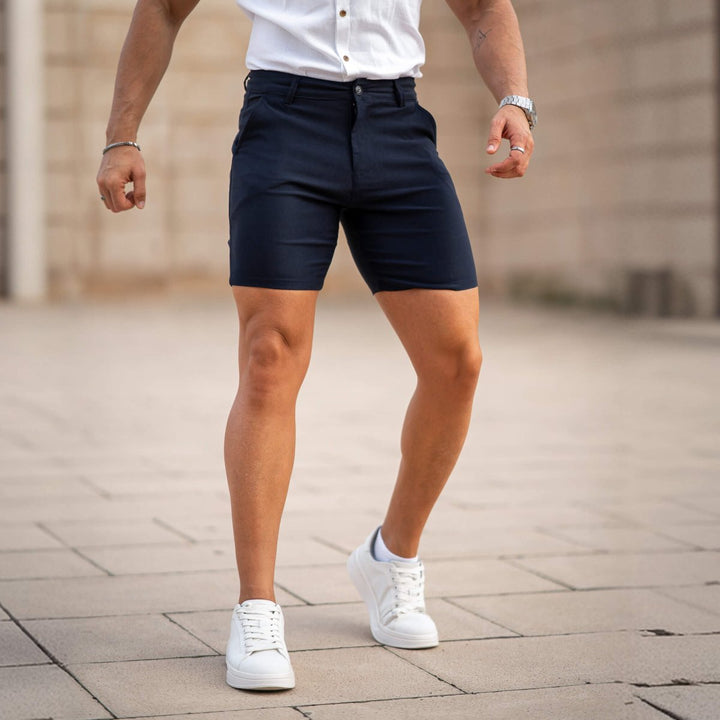 Ultra-Stretch 7" Chino Shorts - Navy