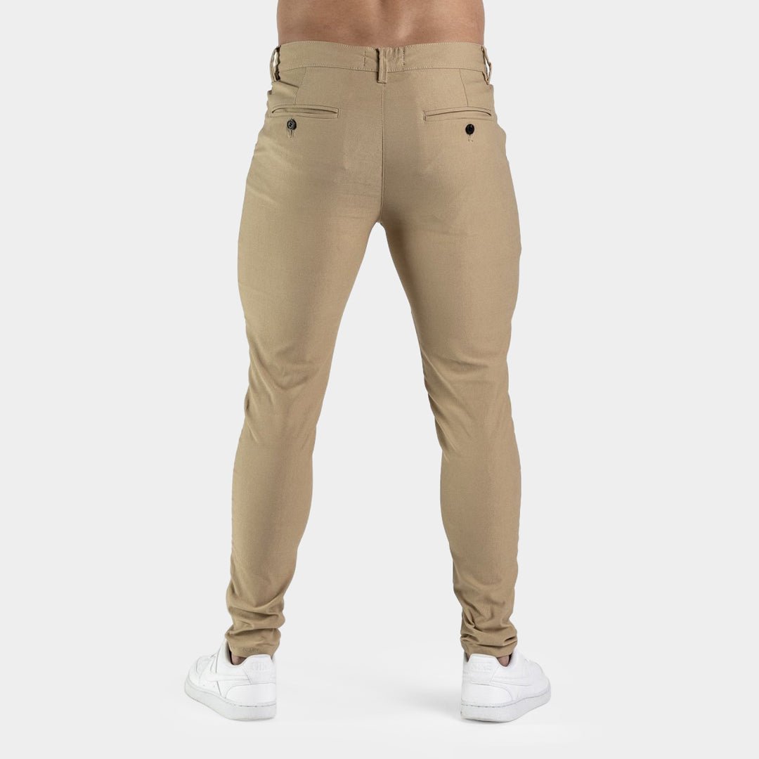 Ultra Stretch Chino Pants - Skinny Fit - Beige