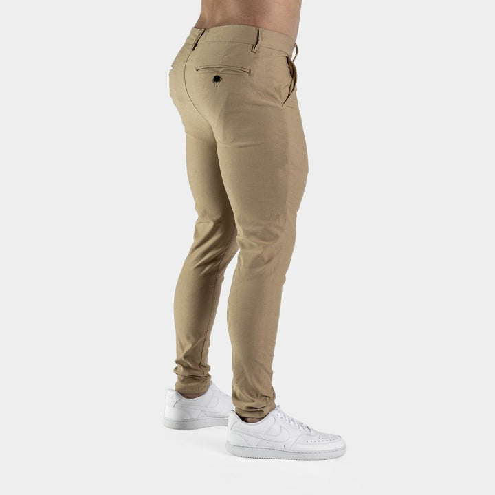 Ultra Stretch Chino Pants - Skinny Fit - Beige