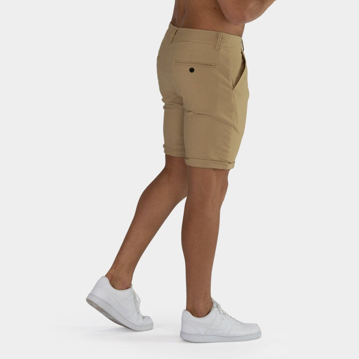 Ultra-Stretch 9” Chino Shorts - Beige