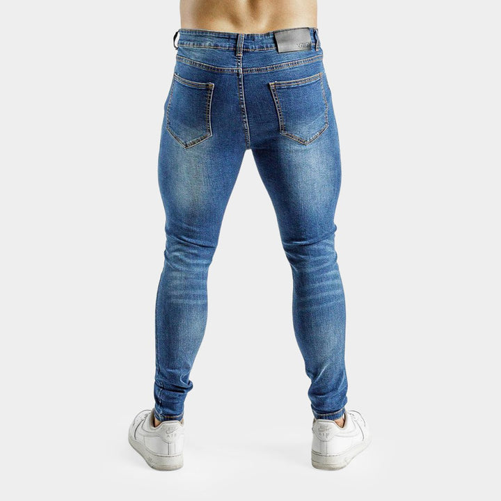 Ultra Stretch Jeans - Skinny Fit - Indigo Fade